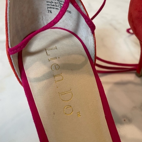 Anthropologie Lien Do Suede Heel Shoes - Picture 5 of 13